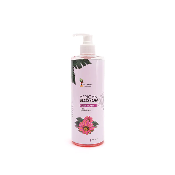 Raw African Shower Gel with Floral Scent to Moisturize and Refresh the Skin 500ml