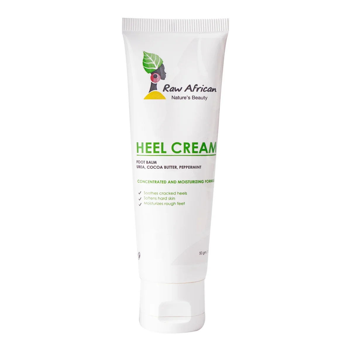 Raw African Urea & Shea Butter Heel Cream for Cracked Heels 50gm