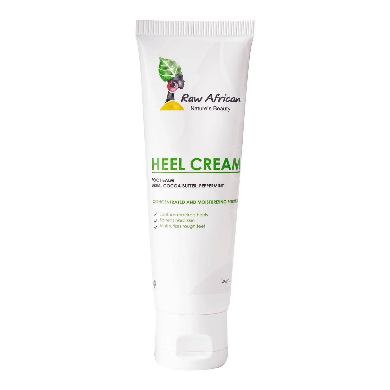 Raw African Urea & Shea Butter Heel Cream for Cracked Heels 50gm