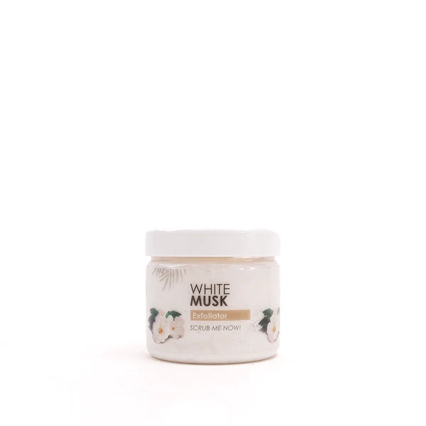 Raw African White Musk Body Scrub for Hydrating and Refreshing Skin 200g