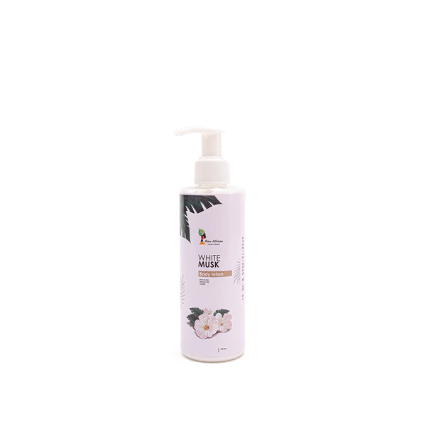 Raw African White Musk Lotion for Moisturizing and Refreshing Skin 200ml