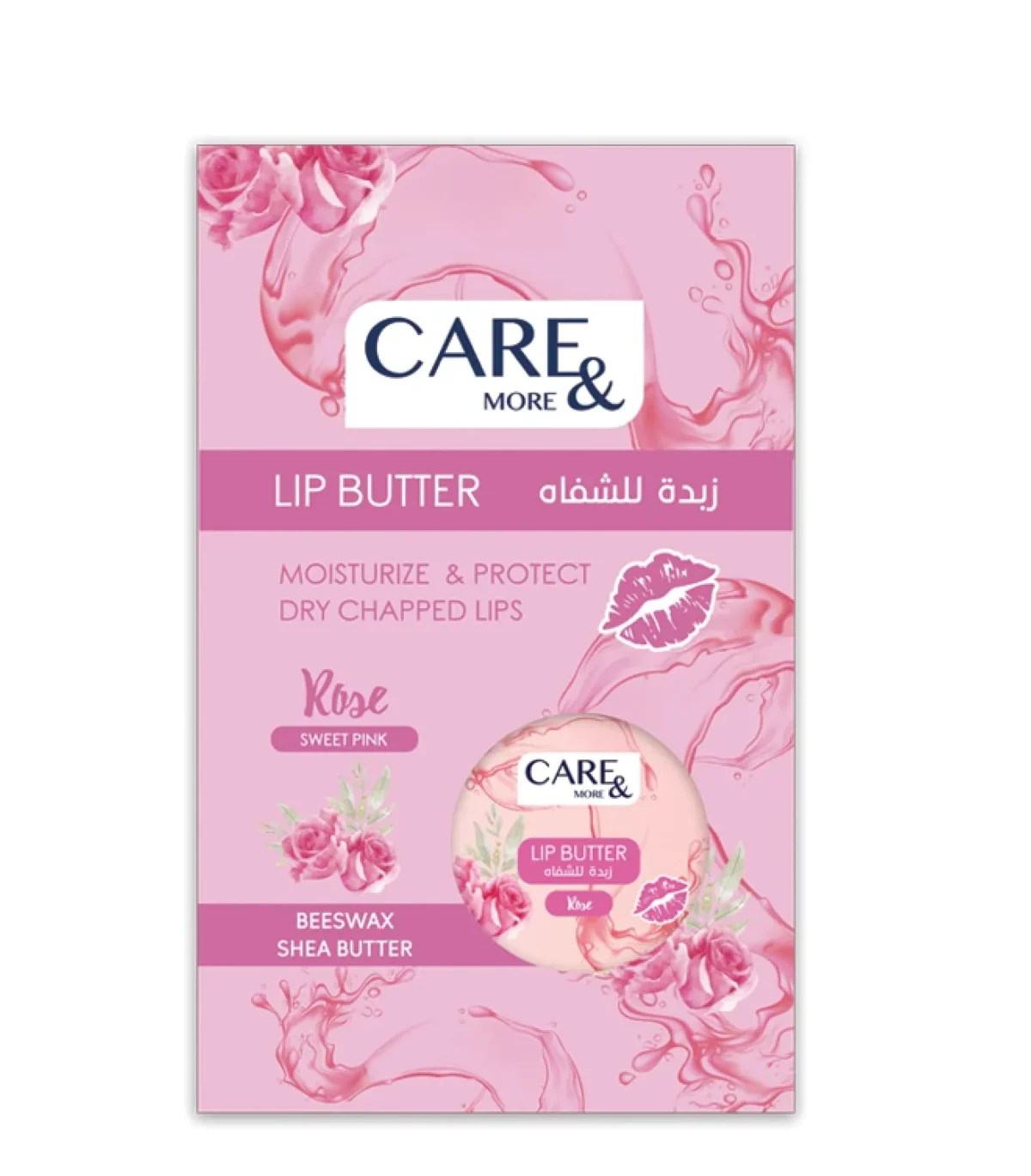 Care & More Rose Lip Butter 20gm