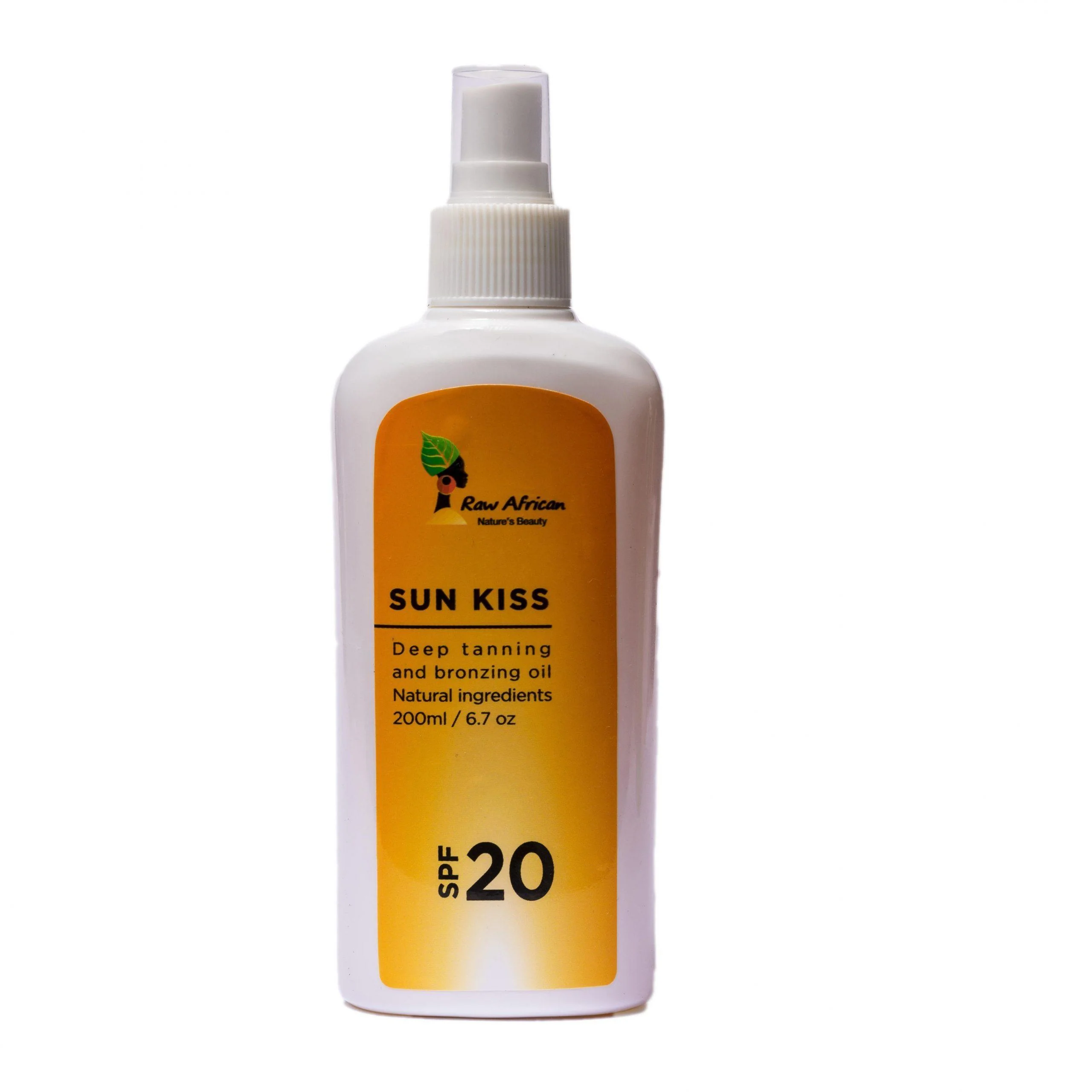 Tanning Oil African Sun Kiss with Carrot Oil 200ml