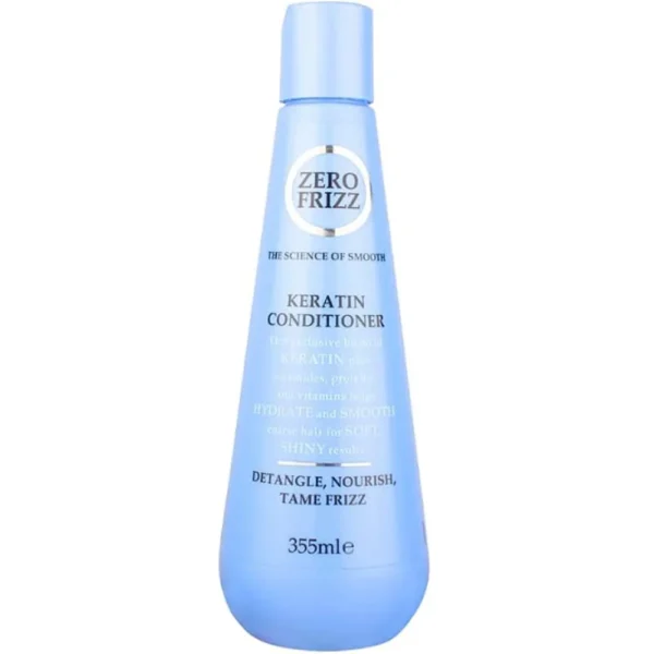 Zero Frizz Keratin Conditioner for Curly Hair 355ml