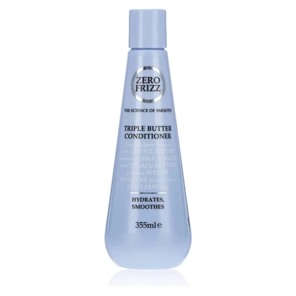 Zero Frizz Triple Butter Conditioner for Curly Hair 355ml
