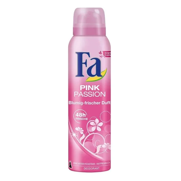 Fa Pink Passion Deodorant Rose Scent 150ml