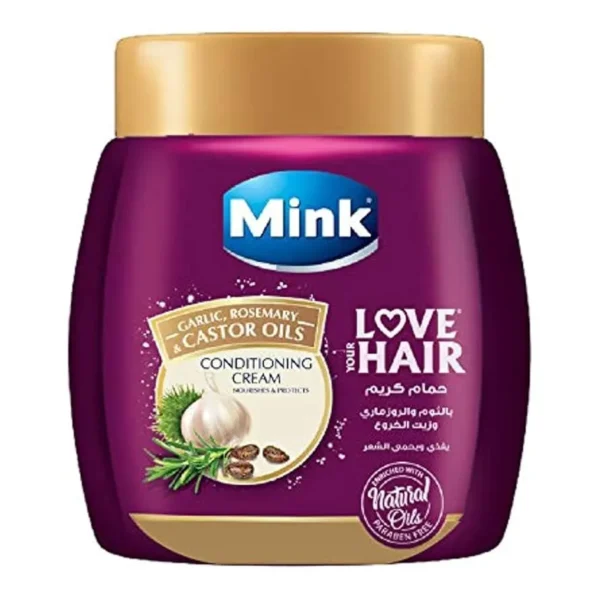 Hair Mask Mink with Garlic, Rosemary and Castor Oil 800g