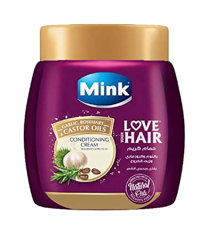 Hair Mask Mink with Garlic, Rosemary and Castor Oil 800g