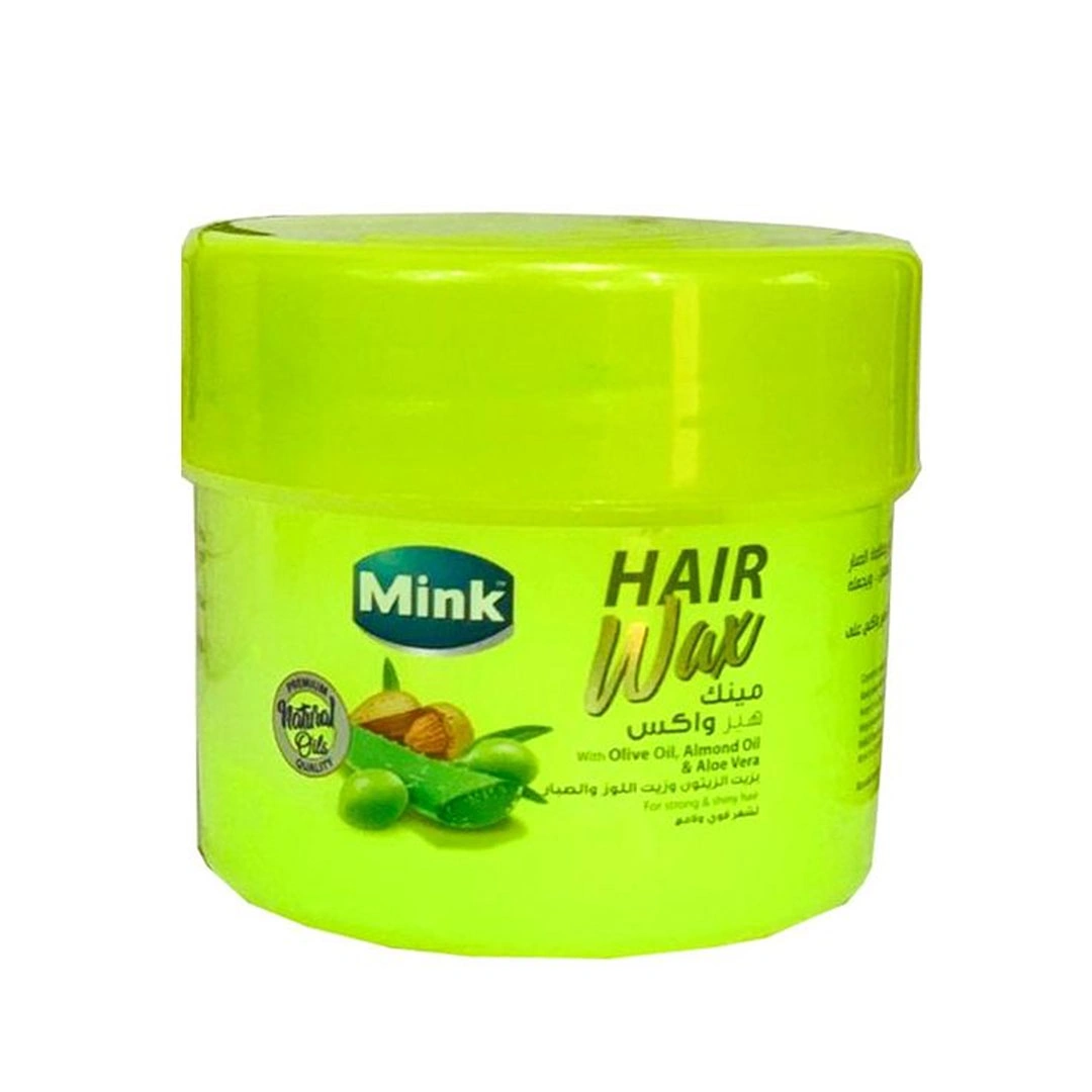 Hair Wax Mink with Olive Oil, Almond and Aloe Vera 100g Hair Wax Mink with Olive Oil, Almond and Aloe Vera 100g