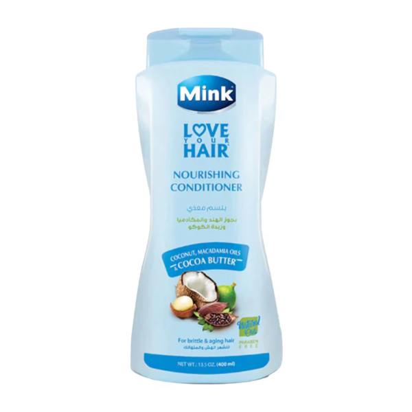 Mink Conditioner with Coconut, Macadamia & Cocoa Butter 400ml