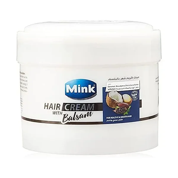 Mink Hair Cream with Conditioner, Coconut, Macadamia & Cocoa Butter 125ml
