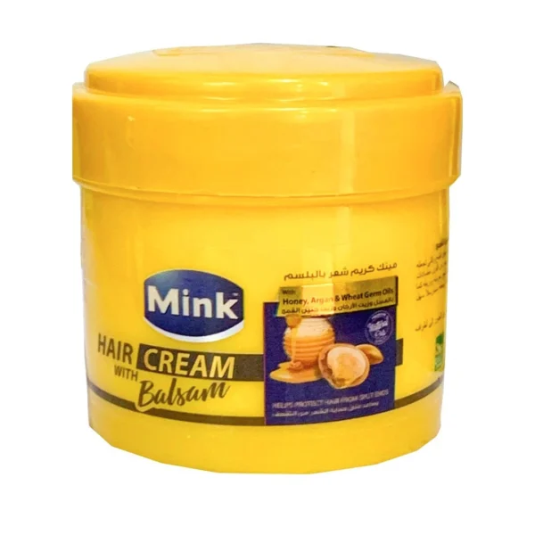 Mink Hair Cream with Conditioner, Honey, Wheat Germ Oil and Argan 200ml