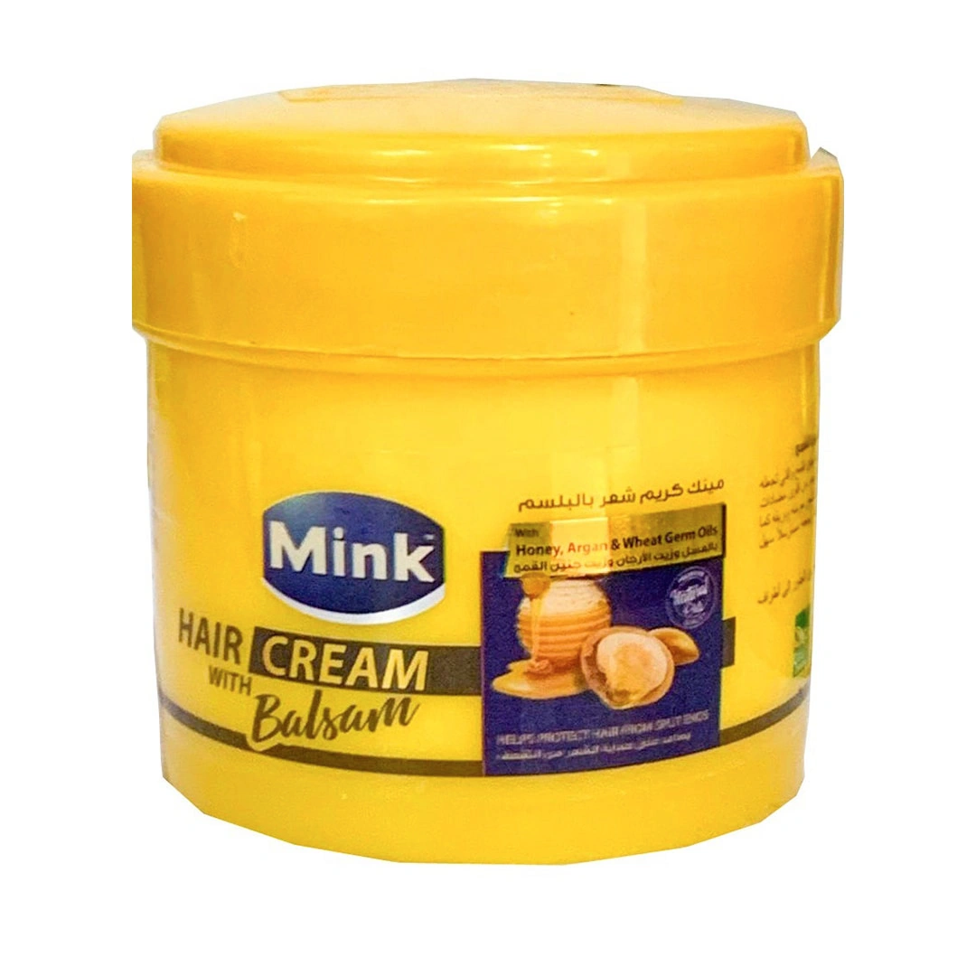 Mink Hair Cream with Conditioner, Honey, Wheat Germ Oil and Argan 200ml