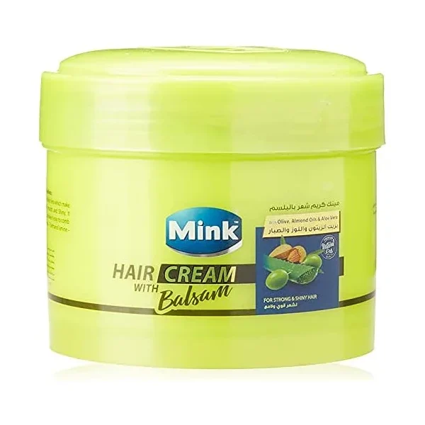 Mink Hair Cream with Conditioner, Olive Oil, Almond Oil and Aloe Vera 125ml
