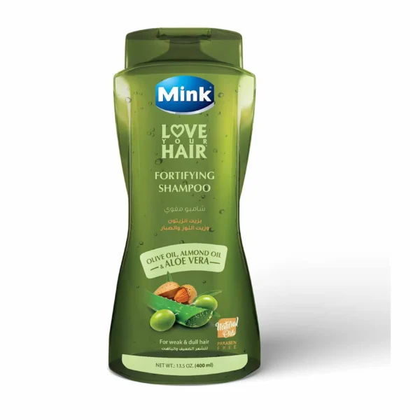 Mink Shampoo with Olive Oil, Almond and Aloe Vera 400ml