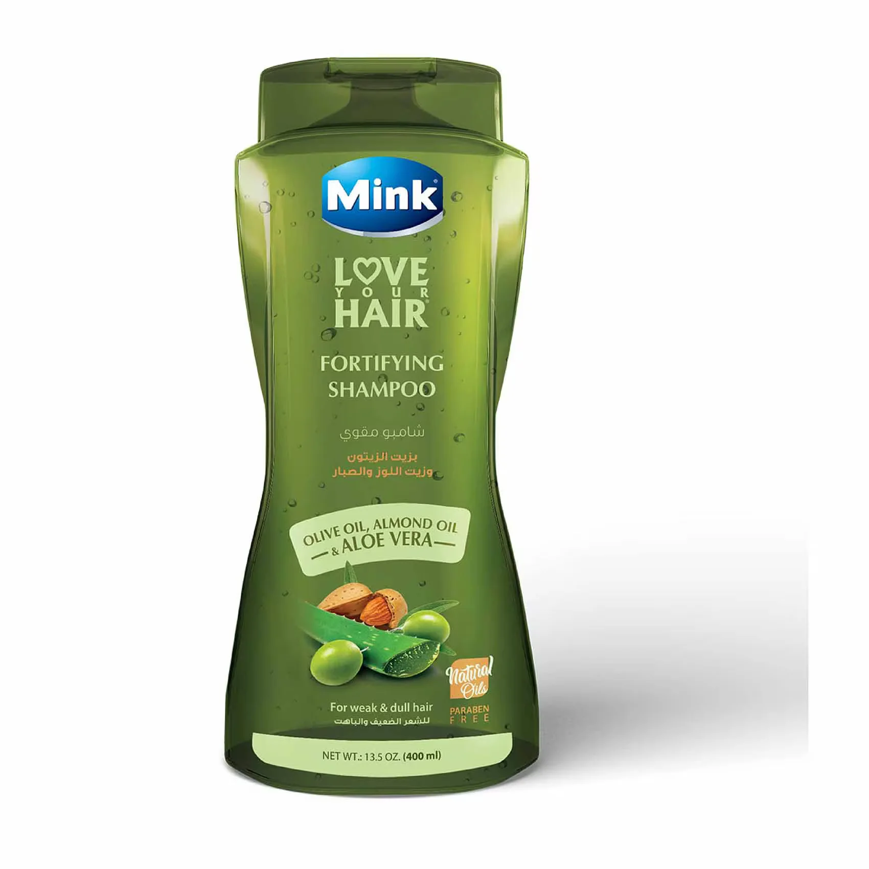 Mink Shampoo with Olive Oil, Almond and Aloe Vera 400ml Mink Shampoo with Olive Oil, Almond and Aloe Vera 400ml