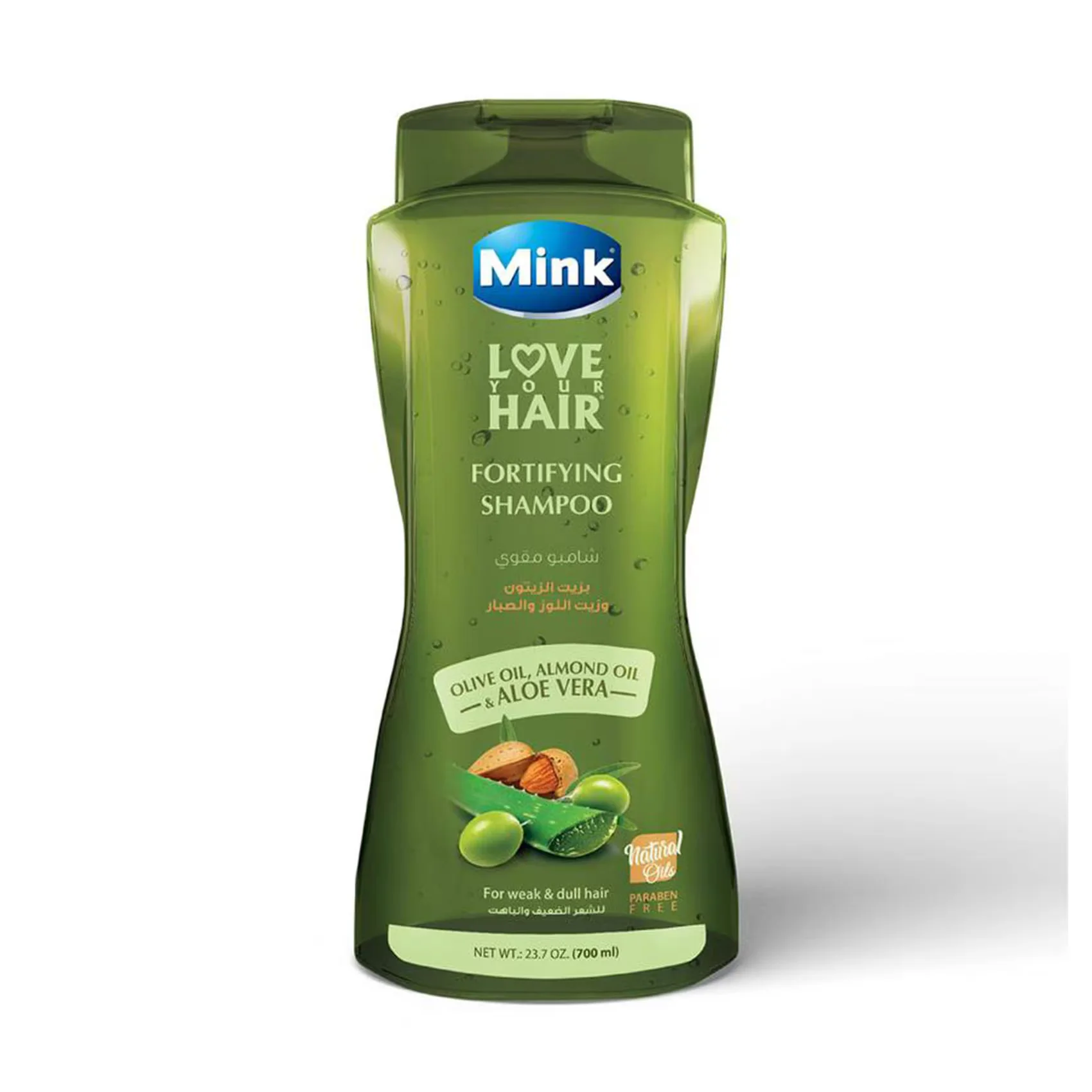 Mink Shampoo with Olive Oil, Almond and Aloe Vera 700ml
