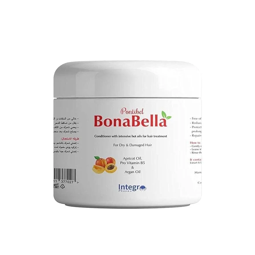 Bonabella Hair Mask with Apricot Oil to Reduce Hair Loss 250ml Bonabella Hair Mask with Apricot Oil to Reduce Hair Loss 250ml