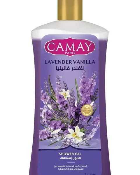 Camay Lavender & Vanilla Moisturizing Shower Gel 1L
