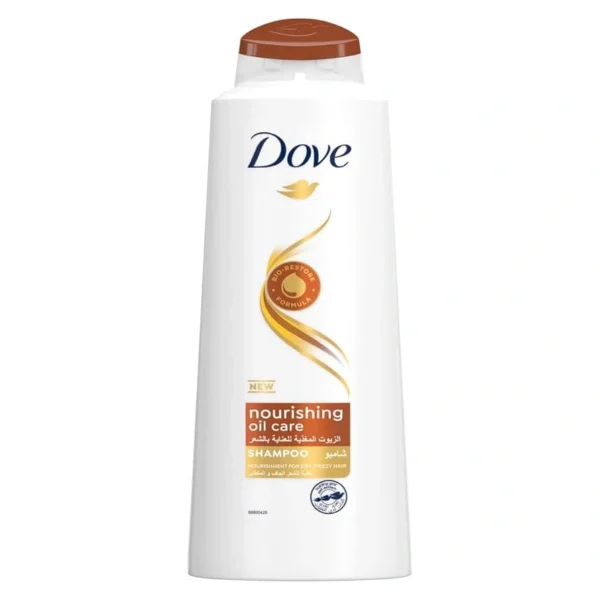Dove Nourishing Shampoo with Natural Oils for Dry Hair 600ml