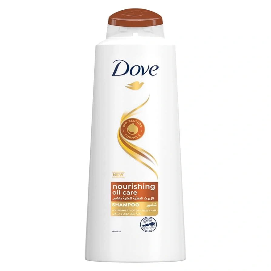 Dove Nourishing Shampoo with Natural Oils for Dry Hair 600ml