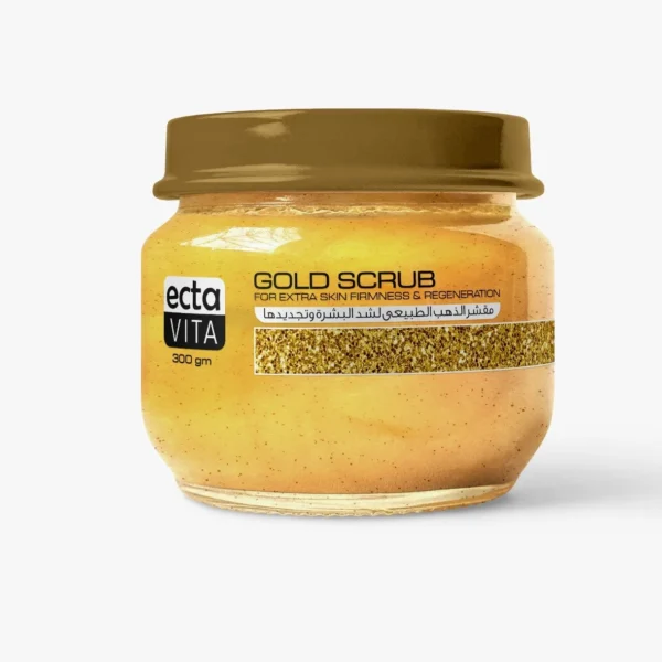Ecta Vita Gold Scrub for Skin Lightening and Moisturizing 250ml