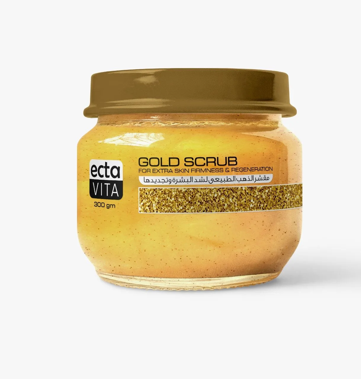 Ecta Vita Gold Scrub for Skin Lightening and Moisturizing 250ml Ecta Vita Gold Scrub for Skin Lightening and Moisturizing 250ml