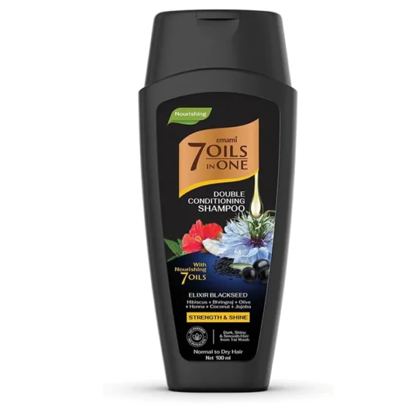 Emami 7 Oils in One Double Conditioning Shampoo – Elixir Black seed 200ml