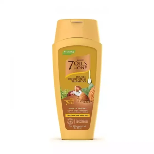 Emami 7 Oils in One Double Conditioning Shampoo – Miracle Almond 200ml