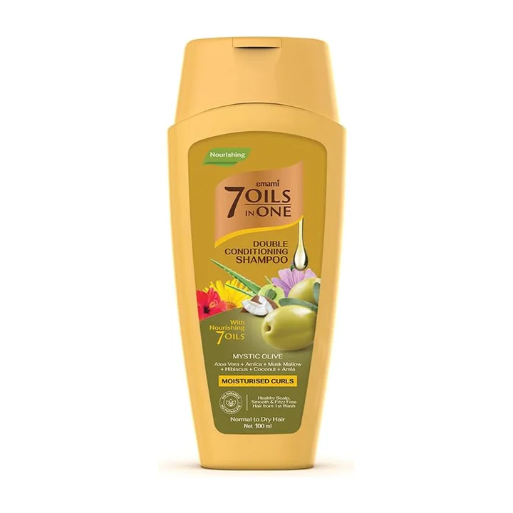 Emami 7 Oils in One Double Conditioning Shampoo – Mystic Olive 200ml