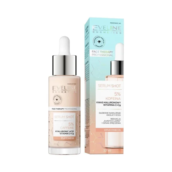 Eveline Eye Serum to moisturize the under-eye area and reduce dark circles and puffiness 30ml