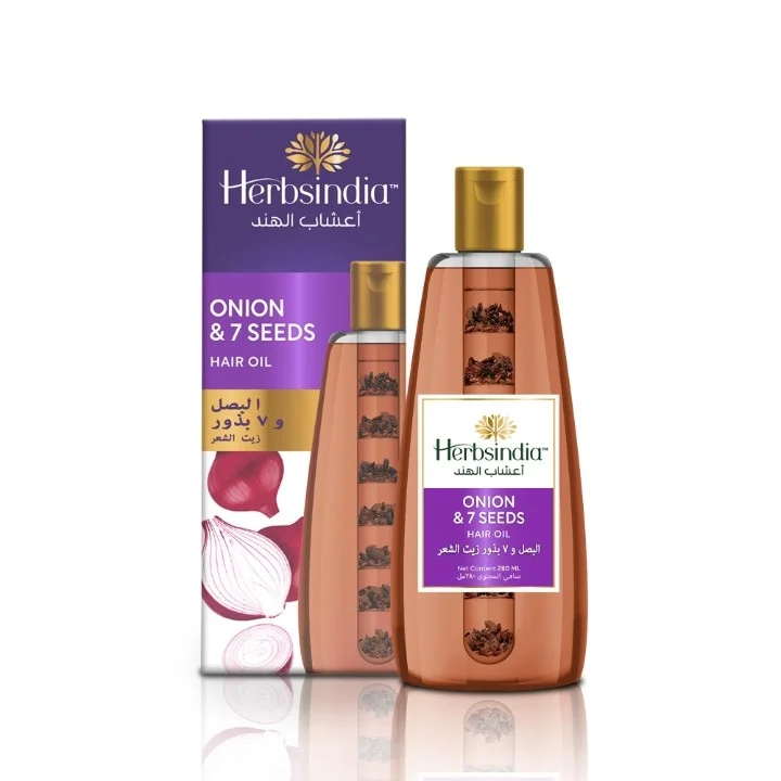 Herbs India Hair Oil with Onion & Seven Seeds 180ml