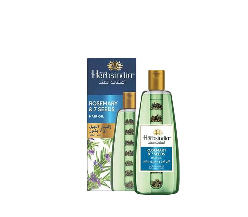 Herbs India Rosemary, Rosemary & Seven Seed Hair Oil 280ml