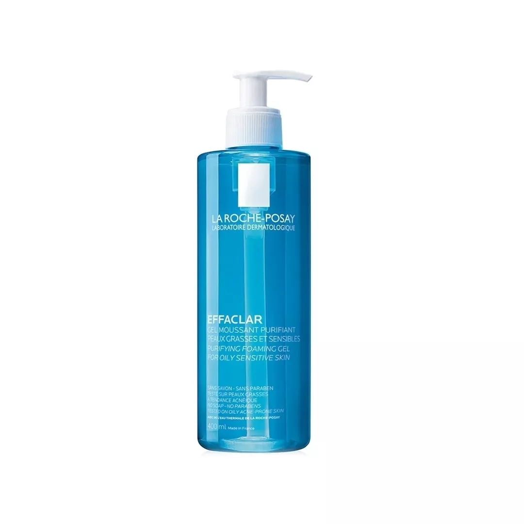 La Roche-Posay Effaclar Deep Cleansing Foaming Gel for Sensitive Oily and Acne-Prone Skin 400ml