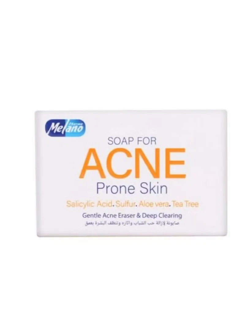 Melano Soap for Acne-Prone Skin to Lighten and Deeply Cleanse the Skin 100g Melano Soap for Acne-Prone Skin to Lighten and Deeply Cleanse the Skin 100g