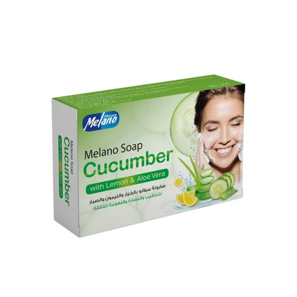 Milano Cucumber and Lemon Soap for Deep Skin Whitening and Cleansing 100g