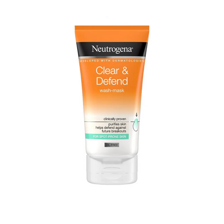 Neutrogena Clear & Protect Spot Control Wash & Mask 150ml