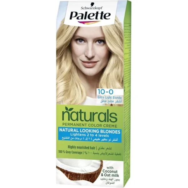 Palette Natural Blonde Hair Dye 10.0 50ml