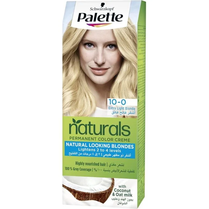 Palette Natural Blonde Hair Dye 10.0 50ml