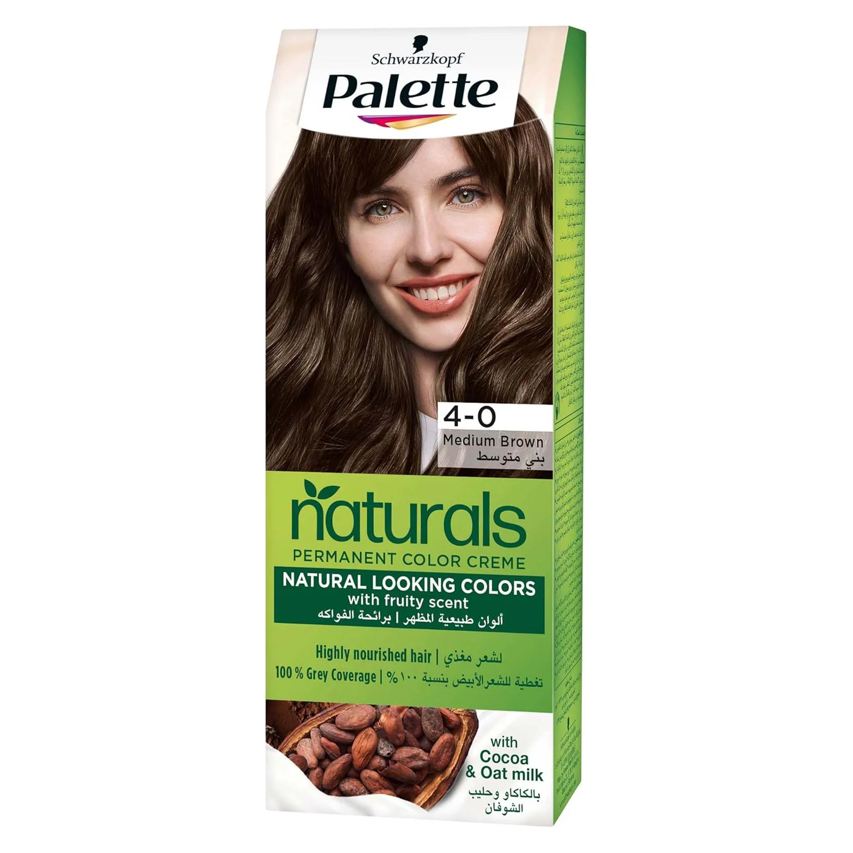 Palette Naturals Medium Brown 4.0 50ml