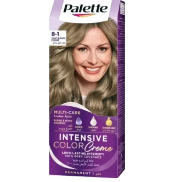 Palette Semi-Kit Hair Dye Light Ash Blonde 8.1 50ml