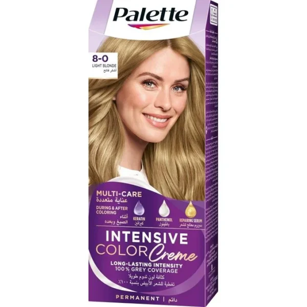 Palette Semi-Kit Hair Dye Light Blonde 8.0 50ml