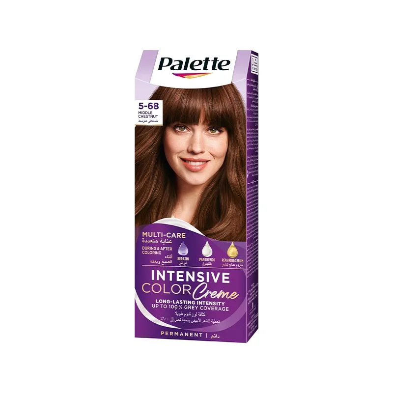 Palette Semi-Kit Hair Dye Medium Chestnut 5.68 50ml Palette Semi-Kit Hair Dye Medium Chestnut 5.68 50ml