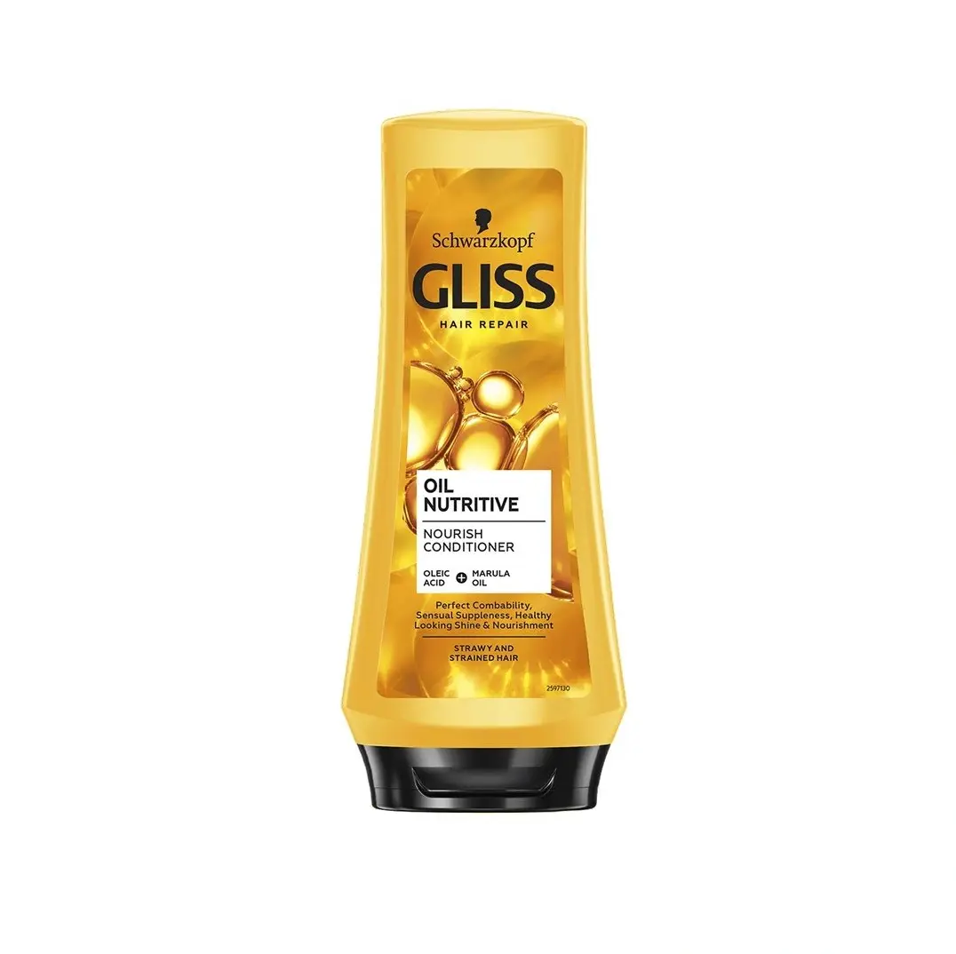 Schwarzkopf Gliss Conditioner with Omega 9 and Marula Oil Nourishing Hair 400ml Schwarzkopf Gliss Conditioner with Omega 9 and Marula Oil Nourishing Hair 400ml