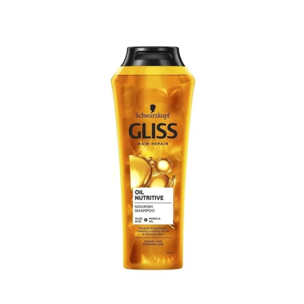 Schwarzkopf Gliss Shampoo with Omega 9 and Marula Oil to Nourish Hair 250ml
