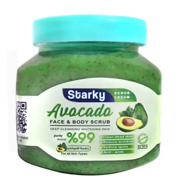 Starkey Avocado Deep Cleansing Face & Body Scrub 300ml