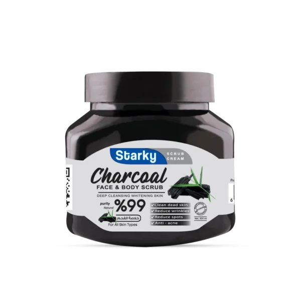 Starkey Charcoal Deep Cleansing Face & Body Scrub 300ml