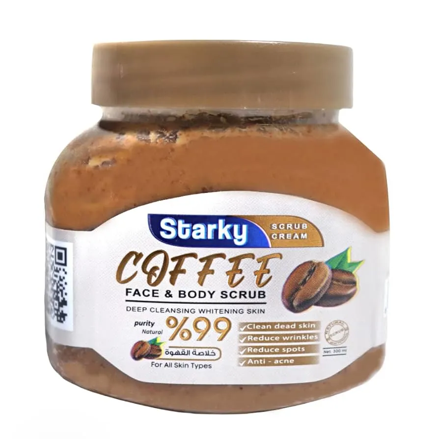 Starkey Coffee Scrub for Deep Cleansing of Face and Body 300ml