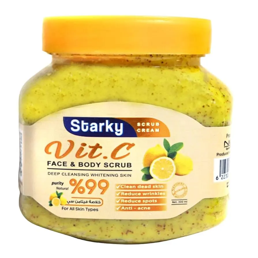 Starkey Lemon Deep Cleansing Face & Body Scrub 300ml Starkey Lemon Deep Cleansing Face & Body Scrub 300ml