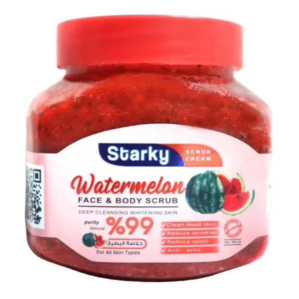 Starkey Watermelon Deep Cleansing Face & Body Scrub 300ml